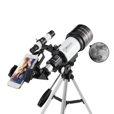 DONGDAWAN Telescope,70mm Aperture 300mm Telescope for Adults & Kids, Fully Multi-Coated Optics Astronomical Refractor Telescopes with Tripod and Phone Adapter