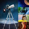 DONGDAWAN Upgraded Astronomical Telescope with Star Finder, Easy-to-Use Beginner Telescope for Kids and Adults, Portable Travel Telescope with Tripod and Smartphone Adapter view 3