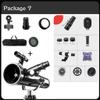 DONGDAWAN Telescope for Astronomy,Portable Telescope - Easy to Mount and Use - Ideal for Kids and Beginner Adults - Astronomical Telescope for Moon, Stargazing, (Black D) (Black G) view 2