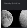DONGDAWAN Telescope for Astronomy,Portable Telescope - Easy to Mount and Use - Ideal for Kids and Beginner Adults - Astronomical Telescope for Moon, Stargazing, (VIT C) (VIT E) view 2