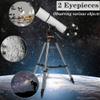 DONGDAWAN Telescope, Astronomical Telescope for Kids Adults, 80mm Aperture 500mm Focal Length 3X Refractor Telescope HD Magnification Monocular, Professional Starry Sky Telescope w view 4
