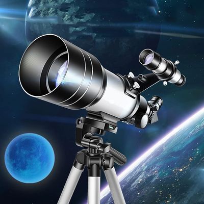 DONGDAWAN Telescope with Tripod,Telescope for Adults Stargazing - Observation Telescope and Astronomy Telescope for Kids and Beginners,Give Your Child A Favorite Gift (VIT Med ryggsck) (VIT Standard)