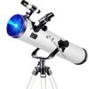 DONGDAWAN Reflectors Telescope, Telescopes for Adults, 114mm AZ Astronomical Telescope,Telescope for Kids,Telescopes for Adults Astronomy Good (VIT B) (VIT A) view 1