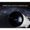 DONGDAWAN Telescope for Kids and Beginners 500/80 Caliber Astronomy Telescope with Adjustable Tripod, Portable Refracting Telescope for Christmas (White Phone Stand) view 2