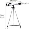 DONGDAWAN Astronomical Telescope Professional Reflector Astronomical Telescope Adjustable Tripod Science Education for Gift Astronomical Telescope view 3