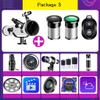 DONGDAWAN Reflectors Telescope, Telescopes for Adults, 114mm AZ Astronomical Telescope,Telescope for Kids,Telescopes for Adults Astronomy Good (VIT B) (VIT C) view 4