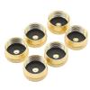6pcs Solid Brass Refill Propane Bottle Caps Replacement for 1 LB Gas Refill Tank Cylinder Seal view 1