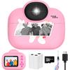 Kids Camera Instant Print Camera for Kids, Toddler Cameras for Girls, 1080P HD Digital Video Cameras, Instant Camera Toy for 4 5 6 7 8 9 10 Year Girl Grandkids with SD Card (Pink) view 1