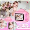 Kids Camera Instant Print Camera for Kids, Toddler Cameras for Girls, 1080P HD Digital Video Cameras, Instant Camera Toy for 4 5 6 7 8 9 10 Year Girl Grandkids with SD Card (Pink) view 3