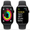 Apple Watch Series 10 [GPS + Cellular, 42mm] - Slate Titanium Case with Black Sport Band, M/L (Renewed) view 3