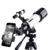 DONGDAWAN Adult Telescope, 70mm Aperture 400mm Stand, Kids Beginner Telescope, Astronomy Refracting Telescope Portable Mobile Phone Adapter (White B) view 1