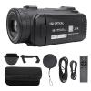 ciciglow Handheld Video Camcorder, 2.7K 48MP 16X Digital Zoom, Hybrid Zoom Vlogging Camera with 4inch Rotation TFT Screen, Compact Travel Video Camera Webcam with Fill Light view 1