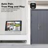 Tennoz 16CH Expandable PoE Security Camera System with All-in-One 10.1" LCD 4K NVR Monitor, 4Pcs 5MP PoE Bullet Cameras, Smart Dual Light, Two Way Talk, Plug & Play, Human Vehicle Detection, 1TB HDD view 4