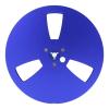 Empty Tape Reel, 1/4 7 Inch Aluminum Metal Reel, 3 Holes Open Reel Sound Tape Empty Take Up Reel for Reel to Reel for TEAC, for Studer, Universal Opening Machine Part (Blue) view 1