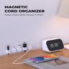 AORUICN 10 Pack Magnetic Cord Organizer, Magnetic Cable Clips for Desk Cable Management, Cord Holder for Nightstand, Wire Management Cable Holder for Charger Holders, Adhesive Cord Organizer Clips view 2