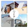 Satellite Adapter Kit Wall Mount Pipe Adapter Alloy Steel Mounting Kit for Gen 3 Satellite Adapter view 3