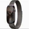 Apple Watch Series 10 [GPS + Cellular, 46mm] - Slate Titanium Case with Slate Milanese Loop, S/M (Renewed) view 1