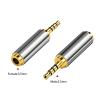 1Pcs 2.5mm to 3.5mm Stereo Adapter 3.5 to 2.5 Speaker 4Pole Jack Earphone Gold Plated Connector(3.5 Male 2.5 Female) view 3