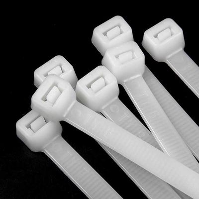 1 Pack of 100pcs 7.6mm600mm White Nylon Large Size Extension self-Locking Cable Ties
