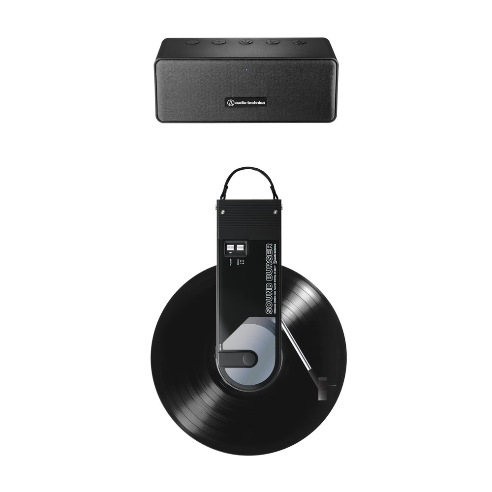 Audio-Technica ATSB727BKP2 Turntable Speaker Pack, Black