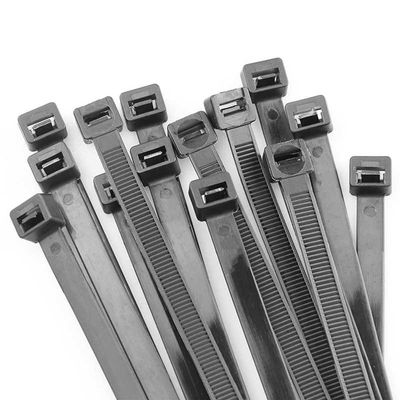 1 Pack of 100pcs 9mm500mm Black Nylon Large Size Extension self-Locking Cable Ties