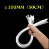1 Pack of 100pcs 9mm500mm Black Nylon Large Size Extension self-Locking Cable Ties view 4