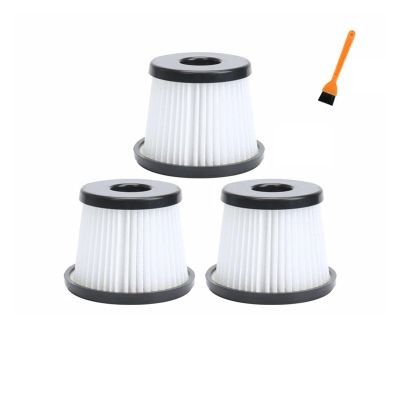 MoVols Hepa Filter Kit Replacement, Compatible for Whirlpool WVC-LI580K WVC-LI580Y, Cordless Robot Vacuum Cleaner Spare Part Accessories(3pcs Filters)