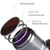 77mm Magnetic Filter Adapter Ring, Convert 77mm Screw in Thread Filter to Magnetic Filter, Thread Filter Second Change Magnetic Filter, DIY Magnetic Lens Filter Adapter Ring Kit view 2