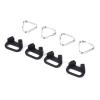 Hxyxbnhno 4Pcs/Set Belt Hook Camera Shoulder Strap Triangle Split Buckle Replacement for Digital Camera Buckle Accessories view 1