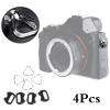 Hxyxbnhno 4Pcs/Set Belt Hook Camera Shoulder Strap Triangle Split Buckle Replacement for Digital Camera Buckle Accessories view 2
