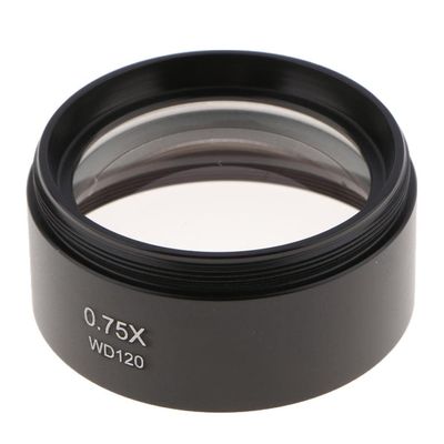 0.75X Aux Objective Lens for Stereo 1-7/8" M48x0.75 WD117