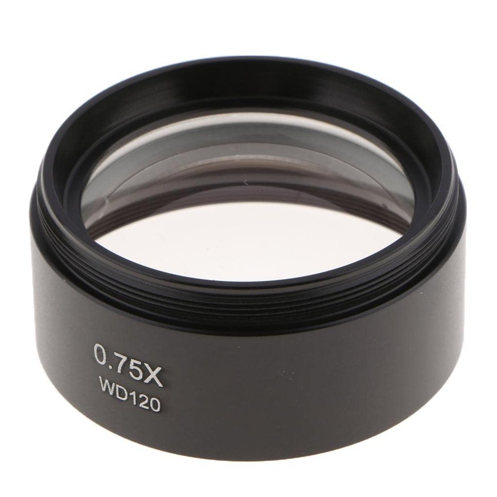 0.75X Aux Objective Lens for Stereo 1-7/8" M48x0.75 WD117