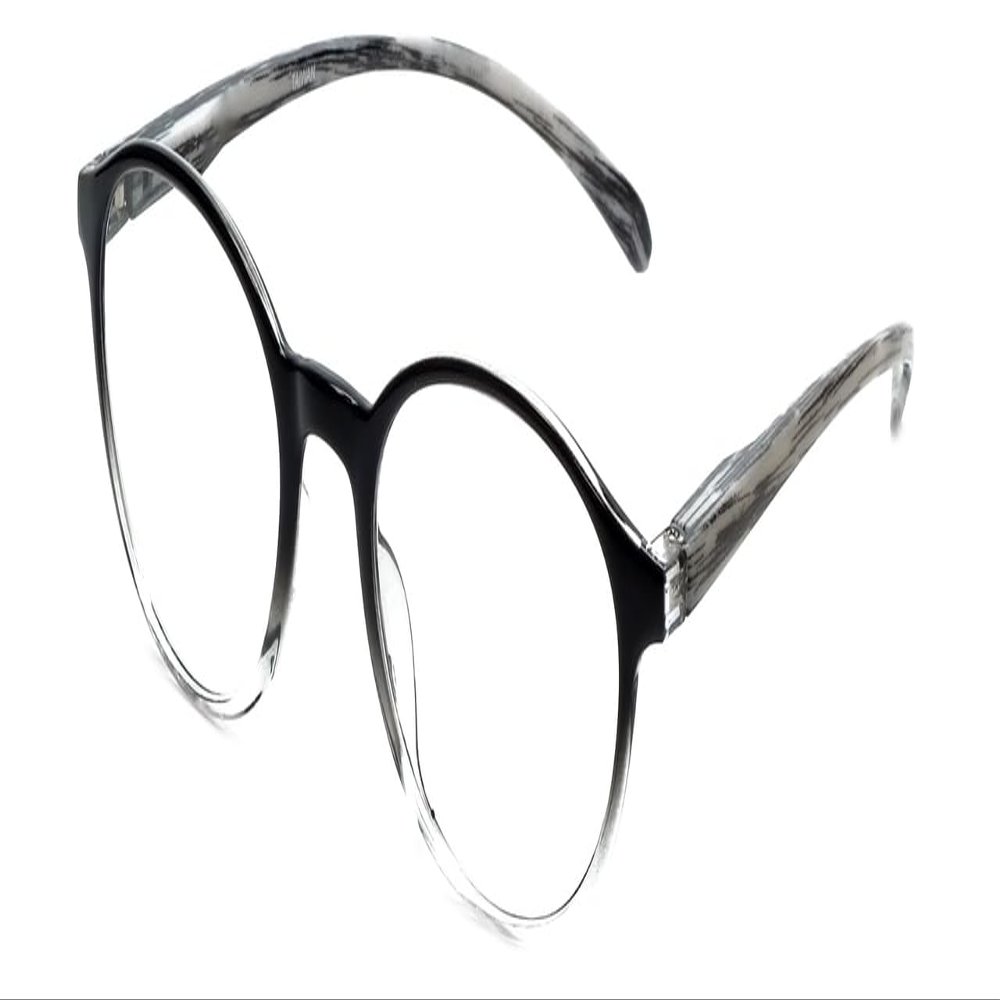 Calabria R770 Blue Light Progressive Reading Glasses +2.00 Black Multifocal Glasses Progressive Readers Multi Focus Eyeglass