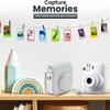 Fujifilm Instant Mini 12 Camera + Accessory Bundle & Custom Case + Fuji Instant (20 Shots) Designer Mini Photo Album (60 Pockets) (Clay White) view 2