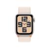 Apple Watch SE (2nd Gen) [GPS + Cellular, 44mm] - Starlight Aluminum Case with Starlight Sport Loop, One Size (Renewed) view 2