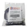Sendt Black Universal Notebook Laptop Keyed Push to Lock Security Cable for Kensington Wedge Nano and Most Other Security Slots view 3