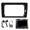 AYYDXRK Audio Conversion Dashboard Panel Frame Compatible with A3 A4 TT 2006-2012 Car Video 9 Inch Car Radio Fascias Frame Car Stereo Android Install Mount Kit view 2