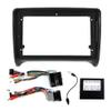 AYYDXRK Audio Conversion Dashboard Panel Frame Compatible with A3 A4 TT 2006-2012 Car Video 9 Inch Car Radio Fascias Frame Car Stereo Android Install Mount Kit view 4