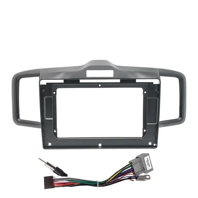 AYYDXRK 10.1 Inch Car Frame Fascia Adapter Compatible with Honda Freed 2008-2015 Android Radio Dash Fitting Panel Kit Install Mount Kit(Frame Cable)