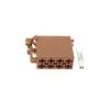 1 Set 8 Pin TE Middle Slot Auto ISO Rad1o Horn CD Connector 3.5 Mm Male Female p/Lug 962189-1 962191-1(Female Set) view 1