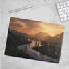 Arts Compatible with - MacBook Pro 14 A2918 A2992 A2779 A2442. Plastic Hardshell Cover - Gorgeous Sunset Over The River view 4