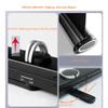 BERWDUXA Tabletop Mobile Projection Screen 30" 40" 50" Floor Standing Projector Screen Retractable Pull Up 16:9 Movie Screen for Home Theater/Camping(50"(4:3)) view 2