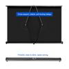 BERWDUXA Portable Projector Screen Manual Pull Up 30/40/50 Inch, Self-Stand Tabletop Screen, HD 4k Floor Movie Projection Screen for Home Meeting Indoor Outdoor(50 Inch (16:9)) view 4