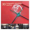 3D Hologram fan,3D Hologram Projector, 3D Holographic Fan Projector Advertising Display Lights 3D Hologram Advertising Lights Decorative Commercial Promotional Lights for Halloween,Bar,Casino,Party,Ev view 4