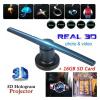 3D Hologram fan,3D Hologram Projector, 3D Hologram Projector Light AC -in Advertising Display LED Fan Holographic Lmaging Lamp Remote 3d Hologram Fan for Halloween,Bar,Casino,Party,Events(WIFI 576LED) view 2