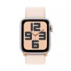 Apple Watch SE (2nd Gen) (GPS + Cellular, 40mm) - Starlight Aluminum Case with Starlight Sport Loop, One Size (Renewed) view 1