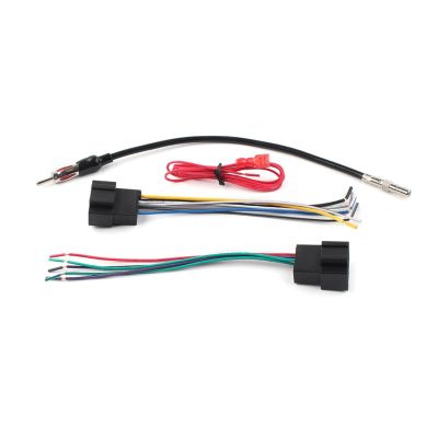 4 pcs Radio Wiring Harness w/Antenna Adapter Compatible with Chevrolet/GMC/Impala/Buick Cadillac2006-2013Install Aftermarket Stereo CD Player Receiver Wire Cable Adapter
