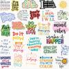 300pcs Inspirational Positive Quote Stickers for Adults, Vinyl Waterproof Motivational Affirmation Stickers for Students Teens Kids Water Bottle Scrapbook Vision Board Supplies Journaling Laptop view 3