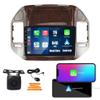 CarPlay Android Auto Navigation Stereo GPS Radio Camera Display 9" IPS Touchscreen Headunit Tablet Pad Media Player for Mitsubishi Pajero V60 V68 V73 1999-2006, if Applicable Quad Core 2G+64G Brown view 1