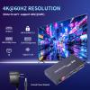 HDMI Splitter 1 in 2 Out 4K@60Hz - HDCP 2.2 HDR10 Support | 18Gbps HDMI 2.0, EDID Management | Compatible with Roku, Fire TV, PS4, Xbox, 4K TV, Blu-Ray Player view 4